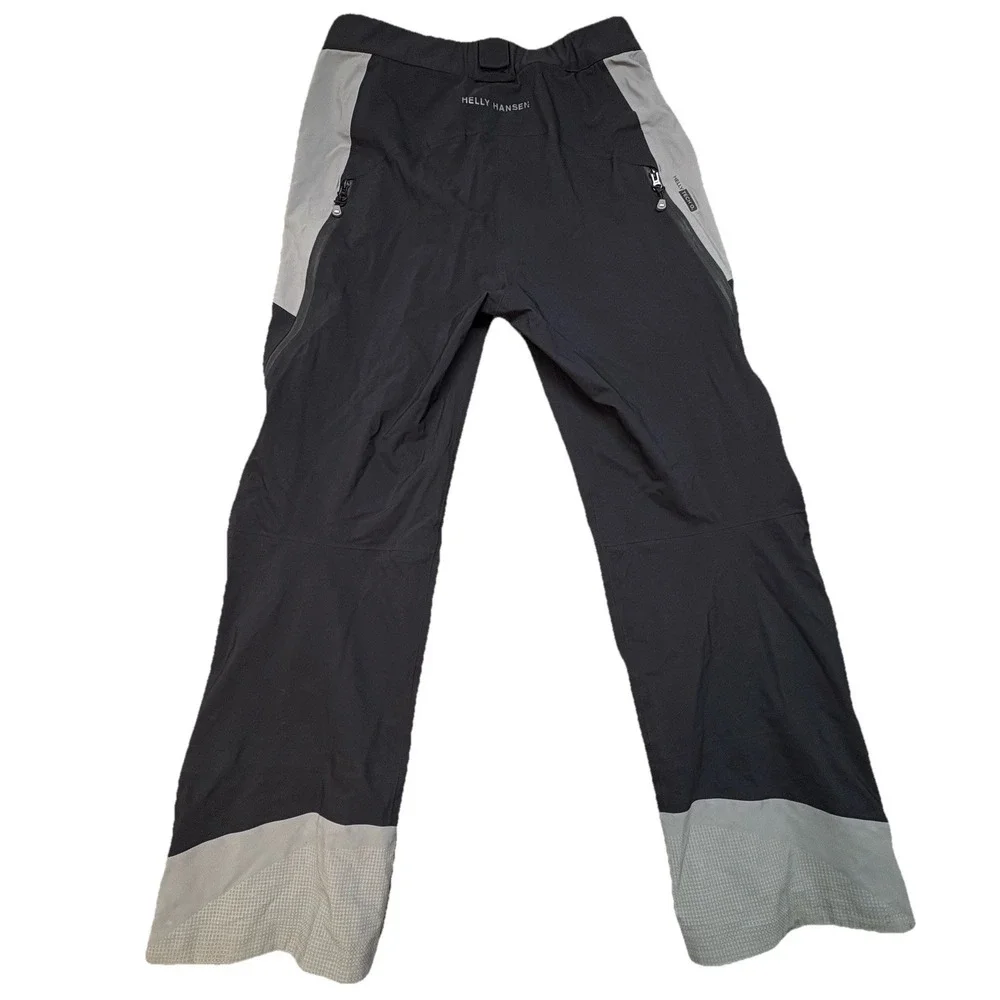 Helly Hansen Snow Pants Mens L‎ Black Helly Tech RECCO Primaloft Insulated Ski